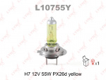 Лампа H7 12V 55W Px26d LYNX YELLOW желтая
