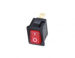Кнопка ON-OFF 12V 15A 3 контакта с подсветкой, прямоугольная