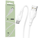 Дата-кабель USB – Type-C (андроид) 1 м, 3А BX18 BOROFONE