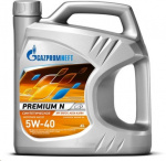 Масло моторное Gazpromneft Premium N SAE 5W-40 (4 л.) синтетика