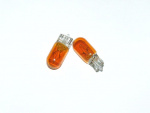 Лампа габаритов WY5W 12V W2.1x9.5d МАЯК (оранжевая) без цоколя 