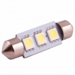 Лампа салона светодиодная C5W 12V T11 SV8.5 3 SMD (39мм) SKYWAY