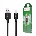Дата-кабель USB – Micro USB (андроид) 1 м, 2А, X14 HOCO.