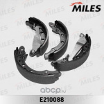 Колодки тормозные задние Volkswagen Polo Skoda Fabia Chery Amulet /барабанные/ 200х40 Miles