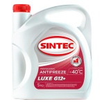 Антифриз Sintec LUX -40°С G12+ (5 кг) красный