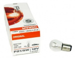 Лампа 2-конт. P21/5W 12V BAY15d OSRAM смещ. по высоте