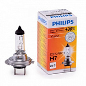 Лампа H7 12V 55W Px26d PHILIPS +30% PREMIUM