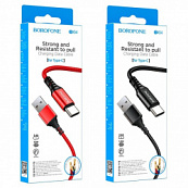 Дата-кабель USB – Type-C (андроид) 1 м, 2.4А BX54 BOROFONE